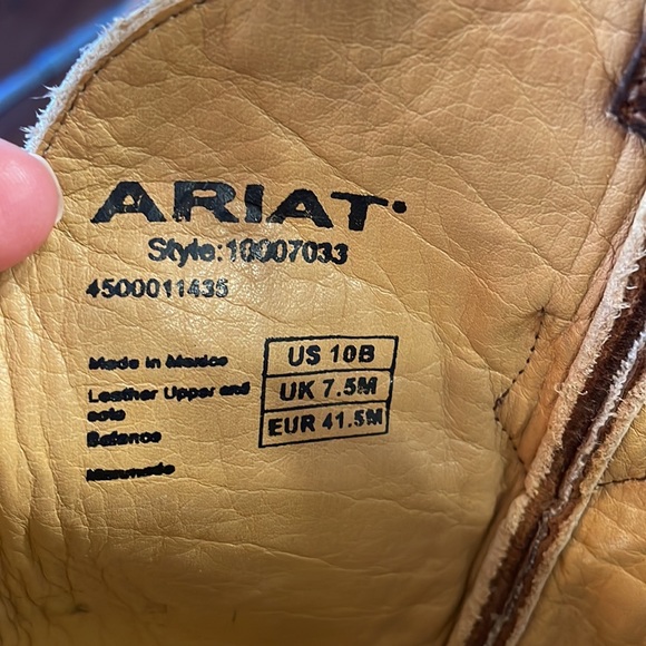 Cayman leather ladies square toe western boots - Picture 4 of 5